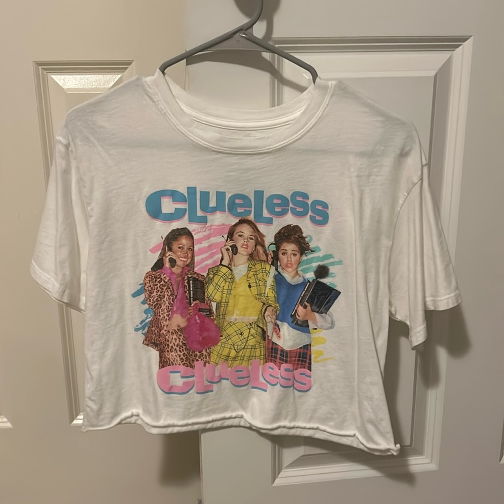 FOREVER 21 CLUELESS CROP T SHIRT